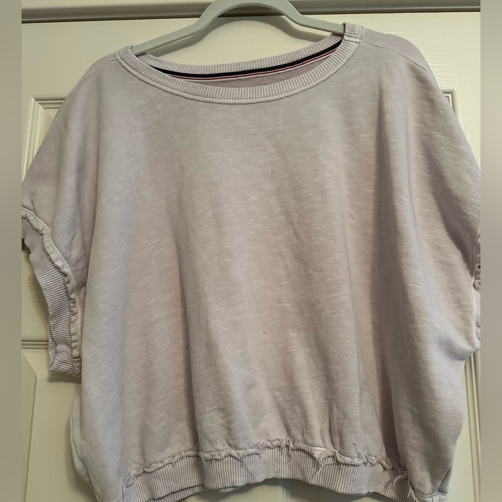 Pilcro short sleeve sweater
